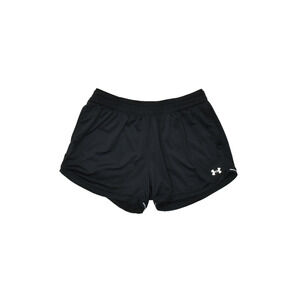Under Armour Women's Size Medium Black Loose Fit Running Training Athletic Short